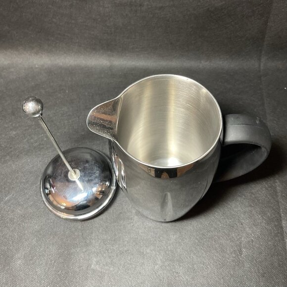 Starbucks Barista Vintage 2003 Polished Stainless Steel French Coffee Press 32oz - Picture 5 of 7